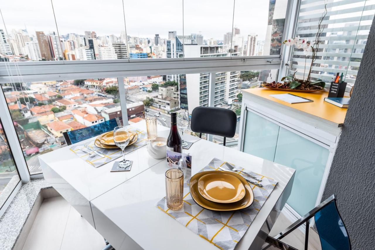 "Book Your Stay At Homelike Faria Lima In Pinheiros Stunning City Views Pool And Parking By Okaeri Home 圣保罗 外观 照片